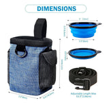 Versatile Outdoor Pet Training Waist Bag with Collapsible Bowl – Perfect for Storing Treats, Toys, Waste Bags, and Phone During Dog Walks, Hiking, and Climbing Adventures (Purple) In Australia - Darrahopens