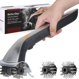 Electric Water Spray BBQ Grill Cleaning Brush with Stainless Steel Bristles and Roller Head for Effortless Home Outdoor Barbecue and Party Grill Maintenance (Rechargeable, 30000mAh Li-ion Battery + 1 Pair Spare Brush Heads)