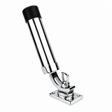 360 Degree Adjustable Boat Fishing Rod Holder with Marine Grade Stainless Steel Construction for Yacht and Boat Deck Mounting (230mm)