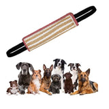 Interactive Tug-of-War Training Bite Stick for Dogs – Durable Jute Rope Toy with Comfortable Handles, Perfect for Obedience Drills, Playtime, and Teething Relief, Suitable for Indoor and Outdoor Use with All Dog Breeds (D) In Australia - Darrahopens