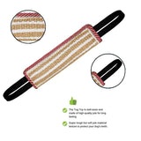 Interactive Tug-of-War Training Bite Stick for Dogs – Durable Jute Rope Toy with Comfortable Handles, Perfect for Obedience Drills, Playtime, and Teething Relief, Suitable for Indoor and Outdoor Use with All Dog Breeds (D)