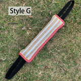 Interactive Tug-of-War Training Bite Stick for Dogs – Durable Jute Rope Toy with Comfortable Handles, Perfect for Obedience Drills, Playtime, and Teething Relief, Suitable for Indoor and Outdoor Use with All Dog Breeds (D)