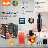 Darrahopens Appliances > Kitchen Appliances > Food Mixers & Blenders 4-in-1 Multifunctional Handheld Immersion Blender Set with Egg Whisk, Chopper, Milk Frother and 700ml Beaker for Smoothies, Baby Food, Meat Mincing and Baking (Black) In Australia - Darrahopens