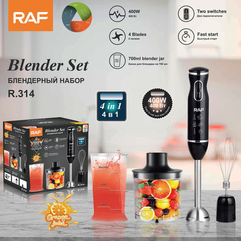 Darrahopens Appliances > Kitchen Appliances > Food Mixers & Blenders 4-in-1 Multifunctional Handheld Immersion Blender Set with Egg Whisk, Chopper, Milk Frother and 700ml Beaker for Smoothies, Baby Food, Meat Mincing and Baking (Black) In Australia - Darrahopens