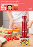 Darrahopens Appliances > Kitchen Appliances > Food Mixers & Blenders 4-in-1 Multifunctional Handheld Immersion Blender Set with Egg Whisk, Chopper, Milk Frother and 700ml Beaker for Smoothies, Baby Food, Meat Mincing and Baking (Red) In Australia - Darrahopens