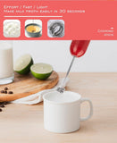 Darrahopens Appliances > Kitchen Appliances > Food Mixers & Blenders 4-in-1 Multifunctional Handheld Immersion Blender Set with Egg Whisk, Chopper, Milk Frother and 700ml Beaker for Smoothies, Baby Food, Meat Mincing and Baking (Red) In Australia - Darrahopens