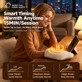 Smart Heated Hand Massager Glove with Air Compression for Home Office Relaxation, Relieves Hand Muscle Stiffness and Improves Finger Flexibility (Beige)