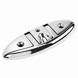 Marine Grade Pop-Up Cleat for Yacht and Boat Docking, Retractable Stainless Steel Mooring Cleat with Mirror Polish Finish for Deck and Gunwale Installation (A, 8")