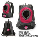 Ventilated Small Pet Carrier Backpack – Hands-Free Nylon Travel Bag with Adjustable Head Opening and Side Pockets, Ideal for Walking, Hiking and Daily Outings with Small Dogs and Cats (L, Black) In Australia - Darrahopens