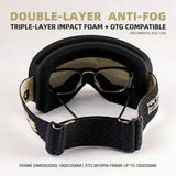 DOTUGE DGZ-12XS Ski Goggles with Italian REVO Coated Dual-Layer Anti-Fog Lens, UV400 Protection, Large Cylindrical Wide View, Compatible with Prescription Glasses, for Skiing and Snow Sports (F) In Australia - Darrahopens
