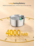 Wireless Pet Water Fountain for Cats and Small Dogs, 304 Stainless Steel, 3.2L Capacity, Rechargeable Battery, Three Flow Modes, Low Noise, Easy to Clean (D2) In Australia - Darrahopens