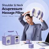 Wireless Neck and Shoulder Kneading Massage Pillow with Heat, Multi-Position Body Relaxation Device for Home Office and Daily Comfort (Lavender) In Australia - Darrahopens