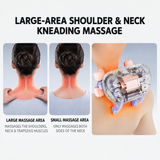 Wireless Neck and Shoulder Kneading Massage Pillow with Heat, Multi-Position Body Relaxation Device for Home Office and Daily Comfort (Lavender) In Australia - Darrahopens