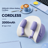 Wireless Neck and Shoulder Kneading Massage Pillow with Heat, Multi-Position Body Relaxation Device for Home Office and Daily Comfort (Lavender) In Australia - Darrahopens