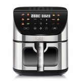 Darrahopens Appliances > Kitchen Appliances > Air Fryers Smart Stainless Steel Air Fryer with Visible Glass Window, Touch and APP Control, Large Capacity for Oil-Free Cooking of Fries, Meat, Vegetables and Desserts in Home Kitchens (Silver) In Australia - Darrahopens