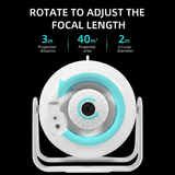 Adjustable Star Projector Lamp with Interchangeable Film Discs – Create a Dreamy Galaxy in Your Room, Perfect for Kids' Astronomy Education, Relaxing Sleep Aid, Romantic Bedroom Decor, and Party Atmosphere Lighting (10pcsCards) In Australia - Darrahopens