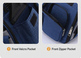 Pet Carrier Backpack for Travel, Hiking, and Vet Visits – Breathable Mesh Design with Reflective Safety Strips, Ideal for Cats and Small Dogs, Hands-Free Convenience for Outdoor Adventures (Navy)