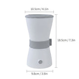 USB Rechargeable Electric Pet Paw Washer Cup – Automatic Dog Foot Cleaner with Soft Silicone Bristles for Quick Mud & Dirt Removal After Walks, Ideal for Indoor Hygiene, Portable & Splash-Proof Design for Small to Medium Pets (Blue)