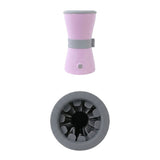 USB Rechargeable Electric Pet Paw Washer Cup – Automatic Dog Foot Cleaner with Soft Silicone Bristles for Quick Mud & Dirt Removal After Walks, Ideal for Indoor Hygiene, Portable & Splash-Proof Design for Small to Medium Pets (Pink)