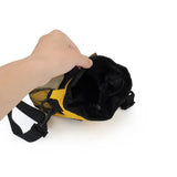 Hands-Free Dog Training Treat Pouch with Multi-Pocket Design, Portable Walking Belt Bag for Pet Snacks, Waste Bags, and Personal Items, Durable and Adjustable for Outdoor Adventures (Yellow) In Australia - Darrahopens