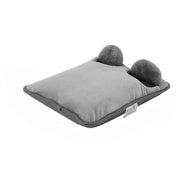 USB-Powered Electric Foot Warmer with 4 Temperature Settings and Timer, Soft Plush Heated Foot Pad for Home Office Travel, Multipurpose Hand Knee Belly Warmer (Grey) In Australia - Darrahopens