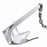 Bruce Style Anchor with Mirror Polished Finish for Boat and Yacht Mooring in Various Marine Environments (2kg) In Australia - Darrahopens