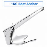 Bruce Style Anchor with Mirror Polished Finish for Boat and Yacht Mooring in Various Marine Environments (2kg) In Australia - Darrahopens