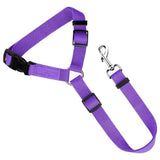 Protect Your Pet on the Road: 2-in-1 Adjustable Dog Car Safety Tether and Leash, 360° Rotating Hook for Cars and SUVs, Secure Your Cat or Dog During Travel (Purple) In Australia - Darrahopens