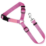 Protect Your Pet on the Road: 2-in-1 Adjustable Dog Car Safety Tether and Leash, 360° Rotating Hook for Cars and SUVs, Secure Your Cat or Dog During Travel (Purple)