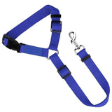 Protect Your Pet on the Road: 2-in-1 Adjustable Dog Car Safety Tether and Leash, 360° Rotating Hook for Cars and SUVs, Secure Your Cat or Dog During Travel (Purple)