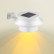 Solar Powered Smart Wall Light with Auto Dusk-to-Dawn Sensor, IP65 Waterproof Fence & Garden Accent Lighting, Available in 3000K Warm White or 6000K Cool White, Ideal for Patio, Pathway, and Courtyard Ambient Glow (16PCS, Black Housing‑Cool White Light)