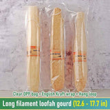 Natural Long Loofah Sponge for Kitchen Cleaning, Non-Stick Dish Scrubber, Eco-Friendly Plant Fiber Scouring Pad with Hanging Rope, Versatile for Pots, Pans, and Cookware (L, OPP) In Australia - Darrahopens