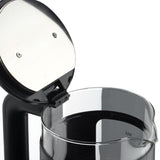 Darrahopens Appliances > Kitchen Appliances > Kettles Dual Kettle Electric Tea Maker and Hot Water Boiler Set with Borosilicate Glass Body, Stainless Steel Infuser, and Simultaneous Brewing for Home and Office Use (Black) In Australia - Darrahopens