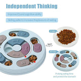 Interactive Dog Puzzle Feeder Toy, Slow Feeder with Sliding Lids for Mental Stimulation, Fun Treat Hide & Seek Game for Boredom Relief and Healthy Eating (Blush) In Australia - Darrahopens