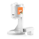 Automatic Ice Cream Maker for Home Use, Compact Countertop Machine for Fresh DIY Desserts, Soft Serve, Sorbet, Frozen Yogurt, Kids-Friendly Sweet Treats, One-Touch Operation, Easy-Clean Design (White)