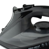 2200W Handheld Electric Steam Iron with Ceramic Soleplate, Continuous Steam and Vertical Ironing for Home Clothes Wrinkles (Cyan)