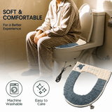 USB-Powered Heated Toilet Seat Cover with Soft Plush Surface, Adjustable Temperature & Timer, Washable and Easy-Install Design for Cozy Bathroom Use (RoyalBlue)
