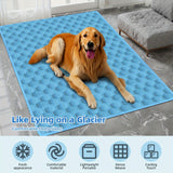 Summer Cooling Mat for Pets – Ultra-Soft, Breathable, and Durable Hexagon-Textured Surface for Instant Comfort – Ideal for Cats, Dogs, and Small Animals – Available in 5 Sizes for Year-Round Cooling Relief (L) In Australia - Darrahopens