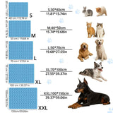 Summer Cooling Mat for Pets – Ultra-Soft, Breathable, and Durable Hexagon-Textured Surface for Instant Comfort – Ideal for Cats, Dogs, and Small Animals – Available in 5 Sizes for Year-Round Cooling Relief (M) In Australia - Darrahopens
