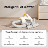 Smart Pet Grooming Dryer with Adjustable Speed Temperature and Replaceable Nozzles for Quick Drying and Loose Hair Removal After Bathing for Cats and Dogs at Home (Single Blow Pet Dryer) In Australia - Darrahopens