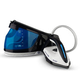 Professional Steam Iron with 1.5L Detachable Water Tank, Ceramic Soleplate, and Auto Shut-Off – Ideal for Home Garment Care, Curtain Smoothing, and Light Commercial Use (Blue)