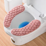 Premium Soft Plush Toilet Seat Cover with Anti-Slip Base, Universal Fit for Standard Toilets, 4 Colors Available for Cozy Bathroom Comfort (Green)