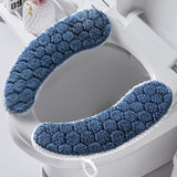 Premium Soft Plush Toilet Seat Cover with Anti-Slip Base, Universal Fit for Standard Toilets, 4 Colors Available for Cozy Bathroom Comfort (Green)