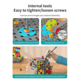 DIY Screw Assembly Building Blocks Set for Kids Ages 3-6 – Creative Educational Toy with Wrench and Screwdriver, Perfect for Parent-Child Interaction and Fine Motor Skills Development (374PCS) In Australia - Darrahopens