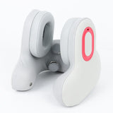 Multifunctional U-Shaped Neck Pillow Massager with Heat Red Light Therapy ANC Noise Cancellation Bluetooth Audio and Hands-Free Calling for Home Office and Travel Relaxation (White)