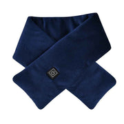 Smart Heated Winter Scarf with USB Power, 3-Temperature Control, Washable Design for Neck Warmth in Office, Home, and Outdoor Camping (Navy) In Australia - Darrahopens