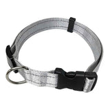 Reflective Dog Collar with Adjustable Nylon Webbing – Safe & Visible Pet Gear for Walks, Outdoor Adventures, and Nighttime Visibility (XL, Pink) In Australia - Darrahopens