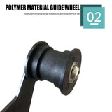 Angle Grinder Belt Sander Attachment Metal Bracket with Three Roller Support for Pipe Tube 360 Degree Sanding Polishing Woodworking Metalworking (Round Tube Sander (US Thread))