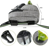 Compact mini backpack dog waste bag holder keeps your hands free during walks and training. Clips to leash or harness, stores rolls of bags plus small treats. Say goodbye to messy pockets. (Green) In Australia - Darrahopens