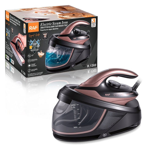 Professional Steam Iron with Ceramic Soleplate and 1.5L Detachable Water Tank for Home Use, Vertical Steaming, Dry Ironing, and Auto Shut-Off Feature for Wrinkle-Free Fabrics (RoseGold) In Australia - Darrahopens